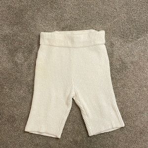 Rag and bone knit ribbed biker shorts